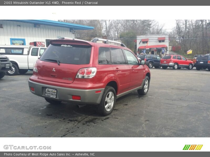 Phoenix Red / Charcoal 2003 Mitsubishi Outlander XLS 4WD