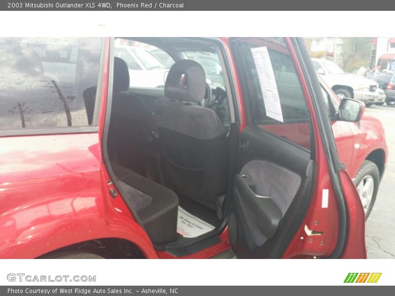 Phoenix Red / Charcoal 2003 Mitsubishi Outlander XLS 4WD