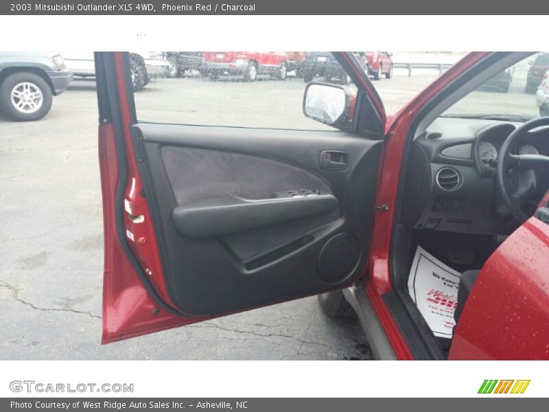 Phoenix Red / Charcoal 2003 Mitsubishi Outlander XLS 4WD