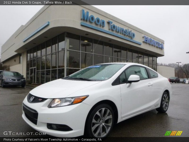 Taffeta White / Black 2012 Honda Civic Si Coupe
