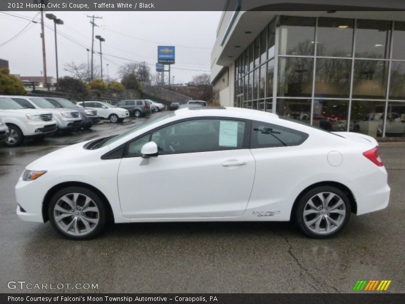 Taffeta White / Black 2012 Honda Civic Si Coupe