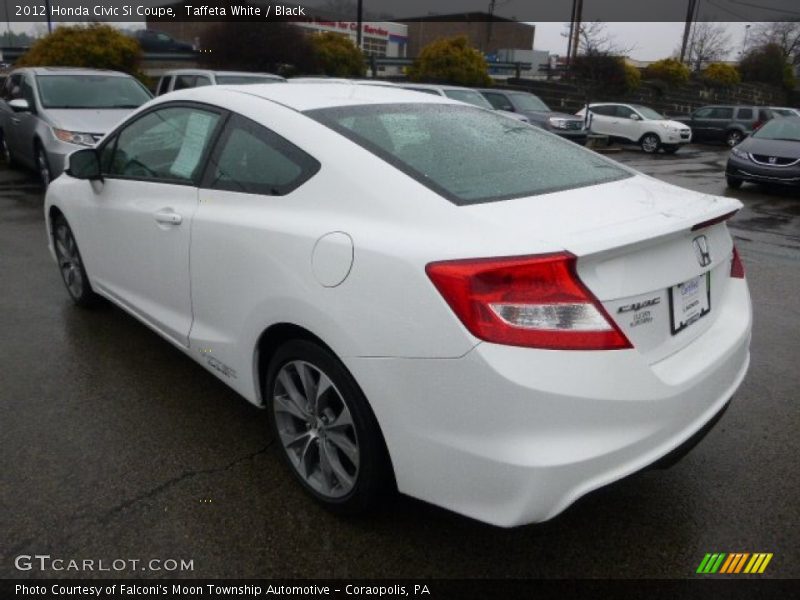 Taffeta White / Black 2012 Honda Civic Si Coupe