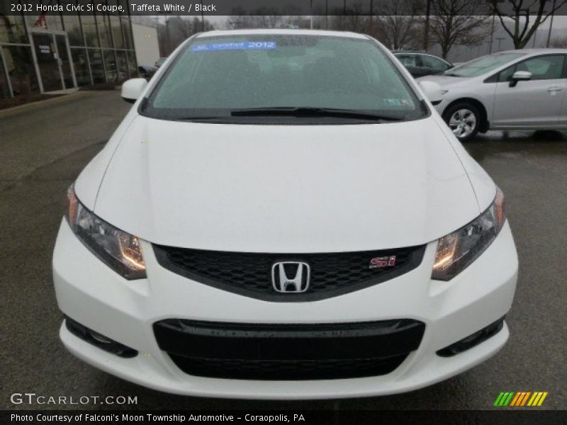 Taffeta White / Black 2012 Honda Civic Si Coupe