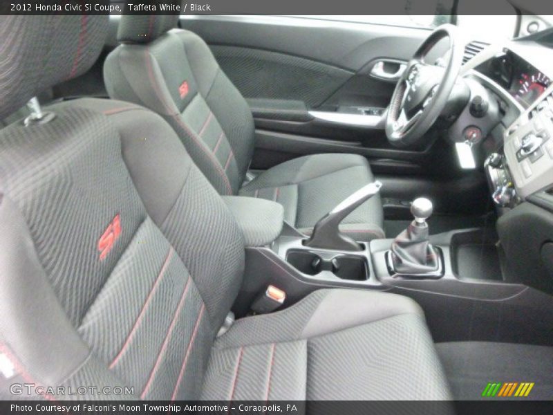 Taffeta White / Black 2012 Honda Civic Si Coupe