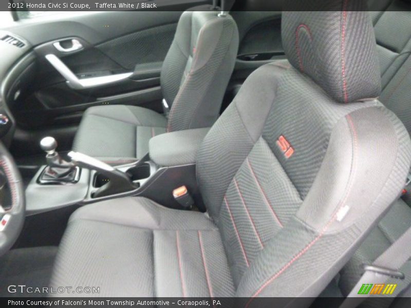 Taffeta White / Black 2012 Honda Civic Si Coupe