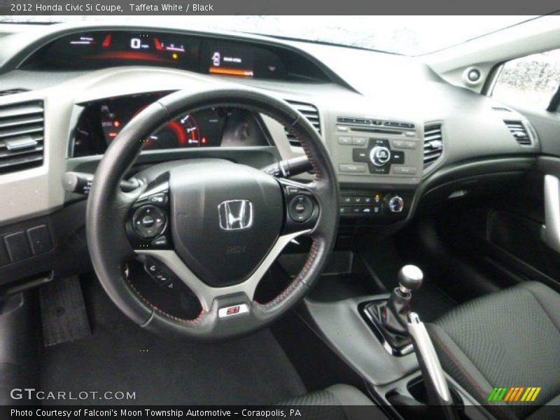Taffeta White / Black 2012 Honda Civic Si Coupe