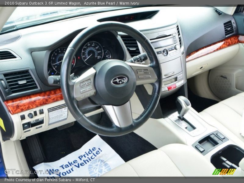  2010 Outback 3.6R Limited Wagon Warm Ivory Interior