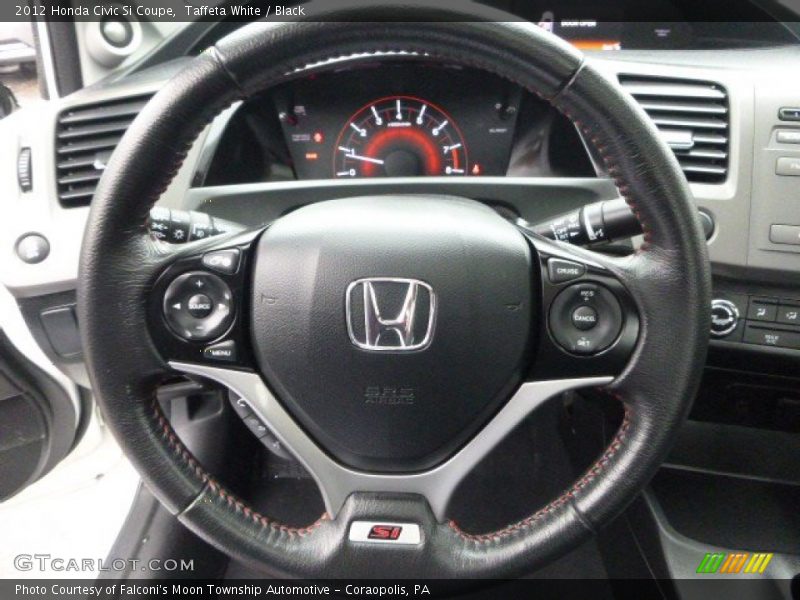 Taffeta White / Black 2012 Honda Civic Si Coupe