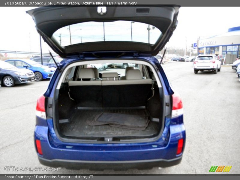 Azurite Blue Pearl / Warm Ivory 2010 Subaru Outback 3.6R Limited Wagon