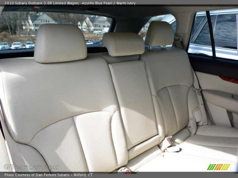 Azurite Blue Pearl / Warm Ivory 2010 Subaru Outback 3.6R Limited Wagon