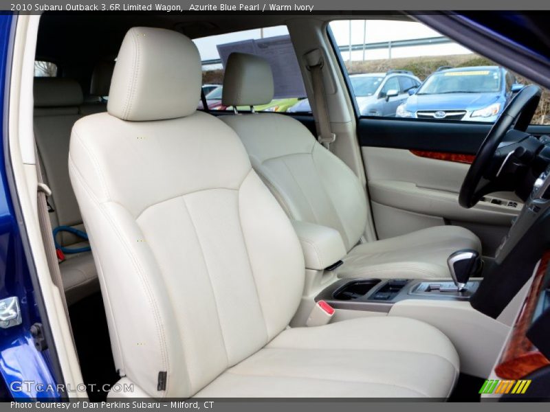 Azurite Blue Pearl / Warm Ivory 2010 Subaru Outback 3.6R Limited Wagon