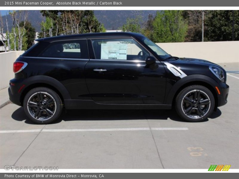 Absolute Black Metallic / Carbon Black 2015 Mini Paceman Cooper