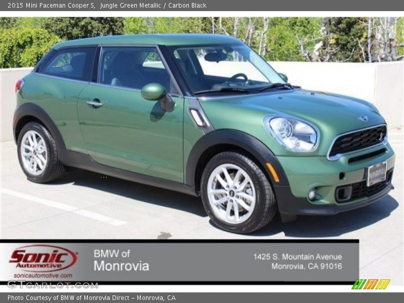 Jungle Green Metallic / Carbon Black 2015 Mini Paceman Cooper S