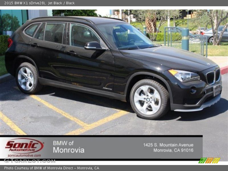 Jet Black / Black 2015 BMW X1 sDrive28i