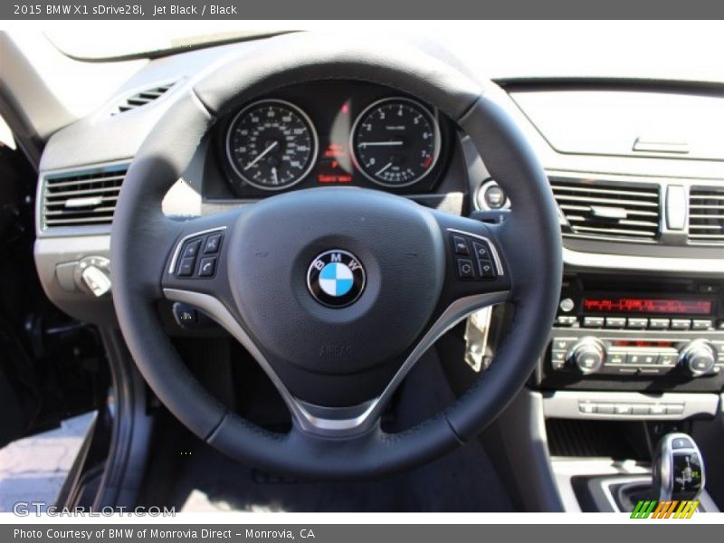 Jet Black / Black 2015 BMW X1 sDrive28i