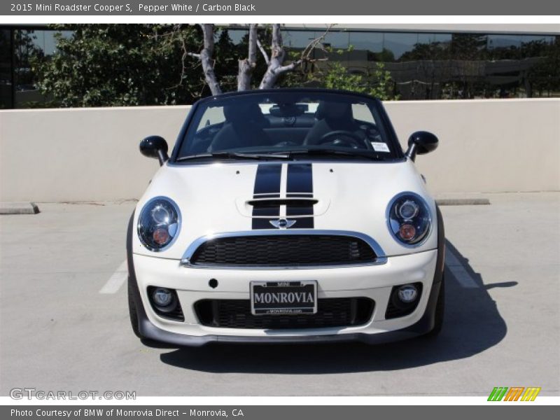 Pepper White / Carbon Black 2015 Mini Roadster Cooper S
