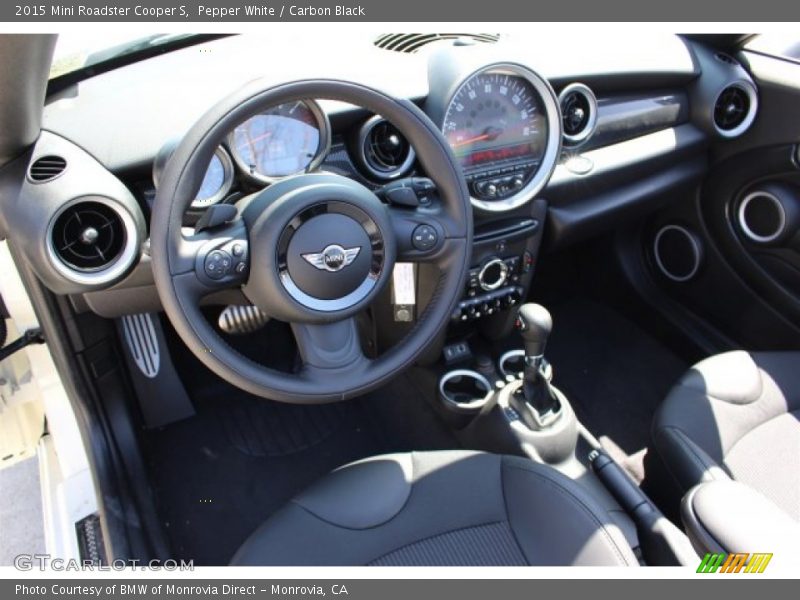 Pepper White / Carbon Black 2015 Mini Roadster Cooper S