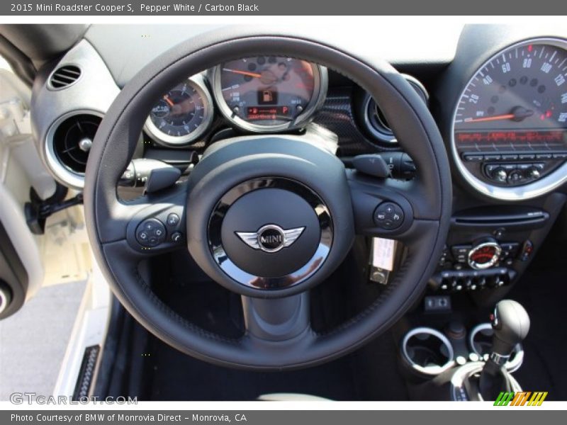 Pepper White / Carbon Black 2015 Mini Roadster Cooper S