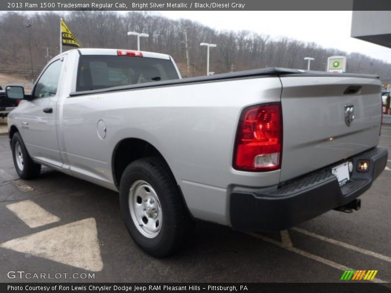 Bright Silver Metallic / Black/Diesel Gray 2013 Ram 1500 Tradesman Regular Cab