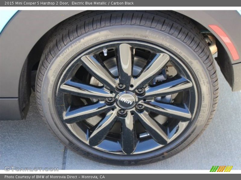 Electric Blue Metallic / Carbon Black 2015 Mini Cooper S Hardtop 2 Door