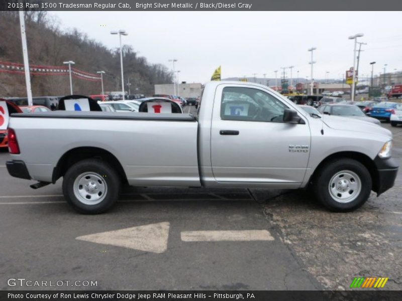Bright Silver Metallic / Black/Diesel Gray 2013 Ram 1500 Tradesman Regular Cab