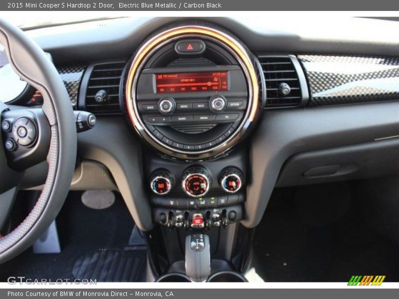 Electric Blue Metallic / Carbon Black 2015 Mini Cooper S Hardtop 2 Door