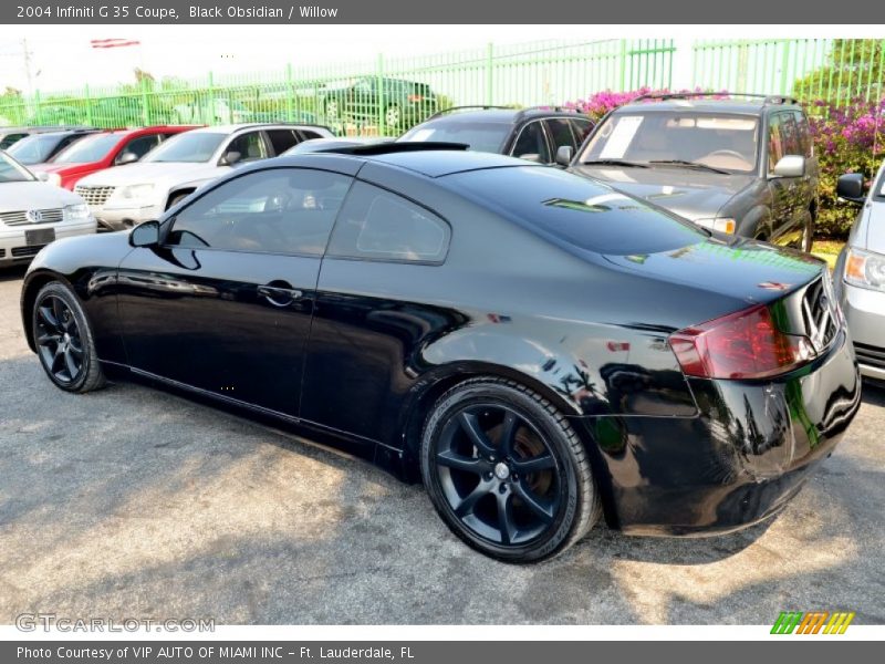 Black Obsidian / Willow 2004 Infiniti G 35 Coupe