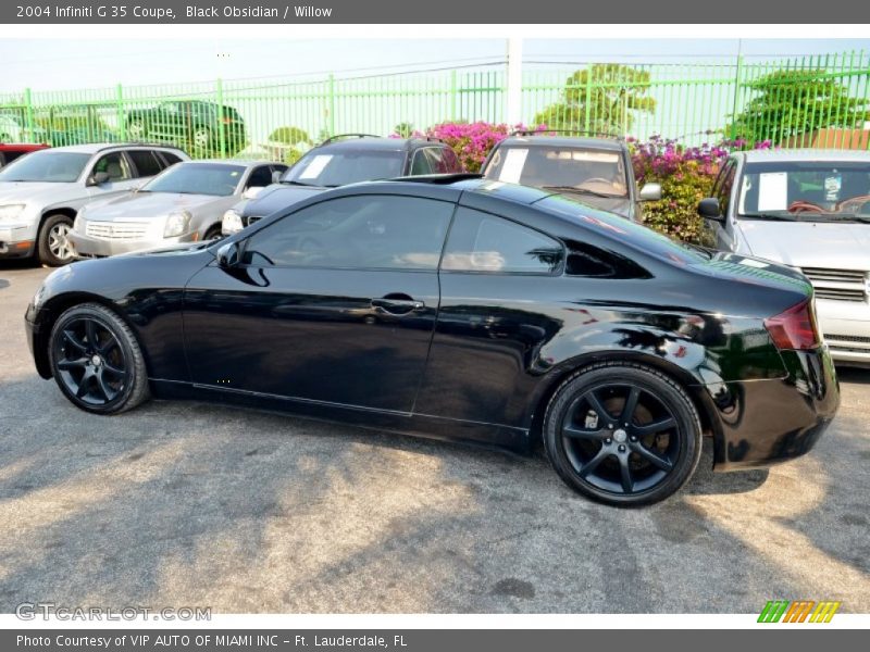 Black Obsidian / Willow 2004 Infiniti G 35 Coupe