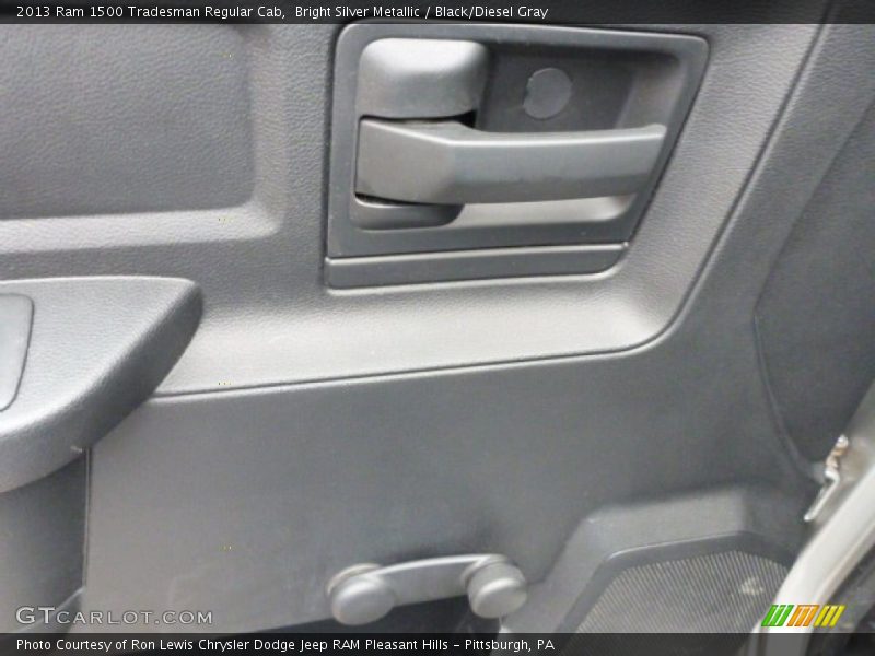 Bright Silver Metallic / Black/Diesel Gray 2013 Ram 1500 Tradesman Regular Cab