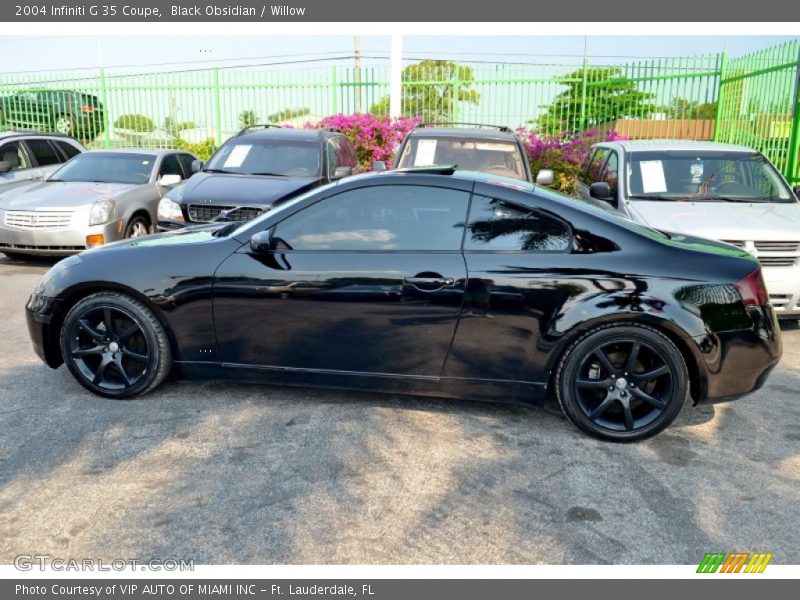 Black Obsidian / Willow 2004 Infiniti G 35 Coupe