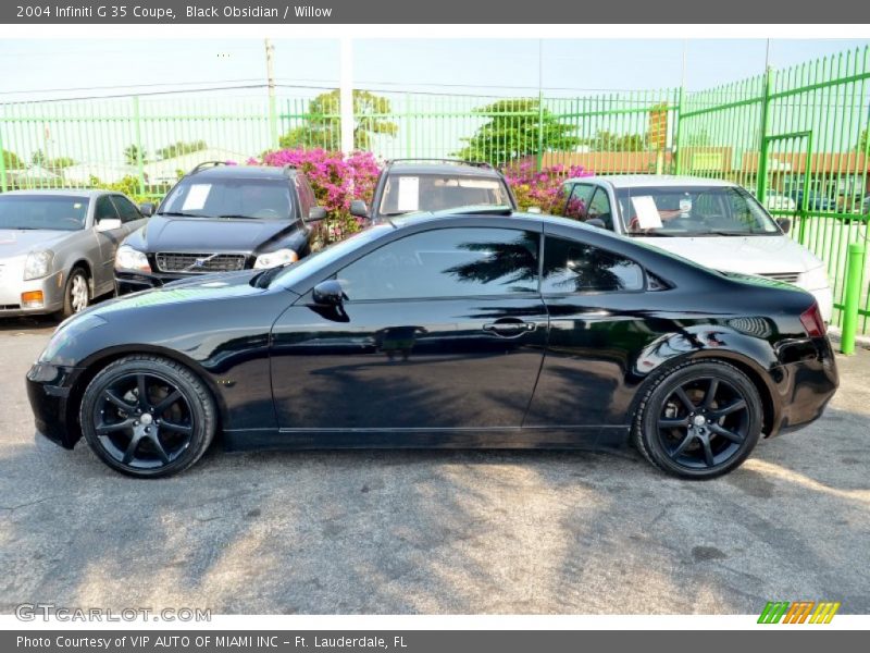 Black Obsidian / Willow 2004 Infiniti G 35 Coupe