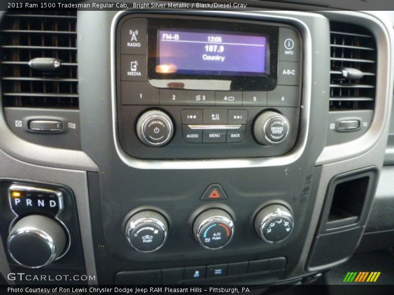 Bright Silver Metallic / Black/Diesel Gray 2013 Ram 1500 Tradesman Regular Cab