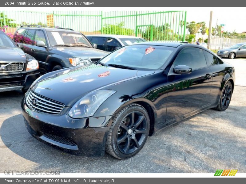 Black Obsidian / Willow 2004 Infiniti G 35 Coupe