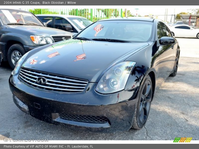 Black Obsidian / Willow 2004 Infiniti G 35 Coupe