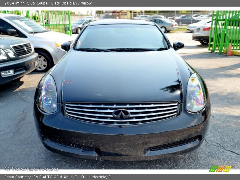 Black Obsidian / Willow 2004 Infiniti G 35 Coupe