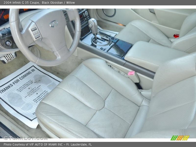 Black Obsidian / Willow 2004 Infiniti G 35 Coupe