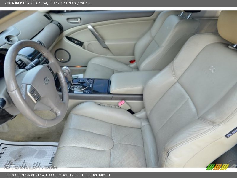 Black Obsidian / Willow 2004 Infiniti G 35 Coupe