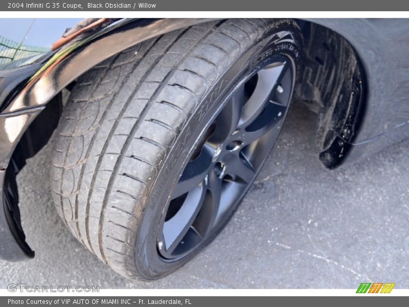 Black Obsidian / Willow 2004 Infiniti G 35 Coupe