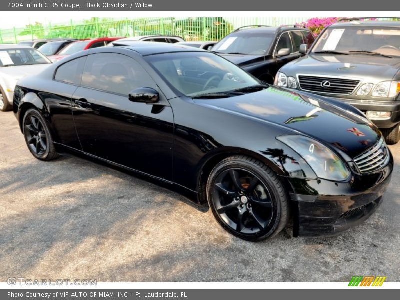 Black Obsidian / Willow 2004 Infiniti G 35 Coupe