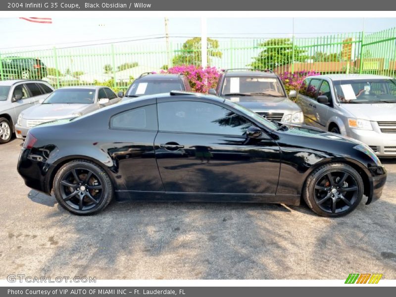 Black Obsidian / Willow 2004 Infiniti G 35 Coupe
