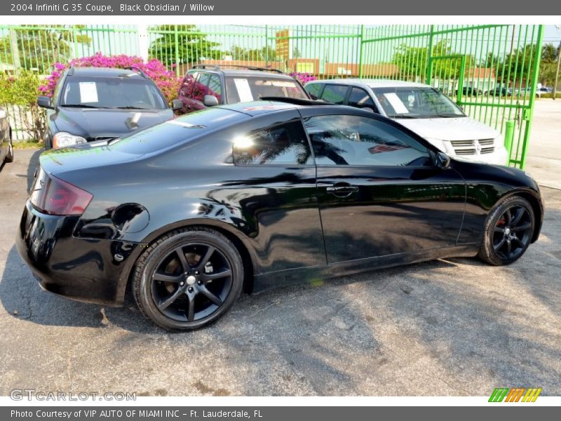 Black Obsidian / Willow 2004 Infiniti G 35 Coupe