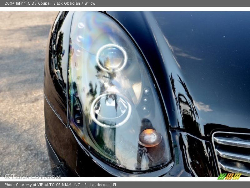Black Obsidian / Willow 2004 Infiniti G 35 Coupe