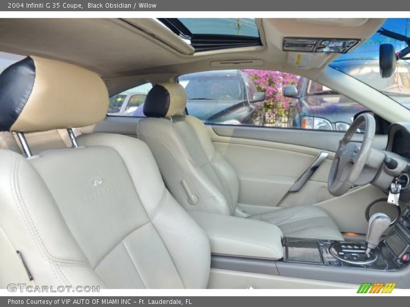 Black Obsidian / Willow 2004 Infiniti G 35 Coupe