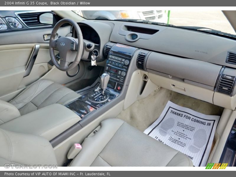 Black Obsidian / Willow 2004 Infiniti G 35 Coupe