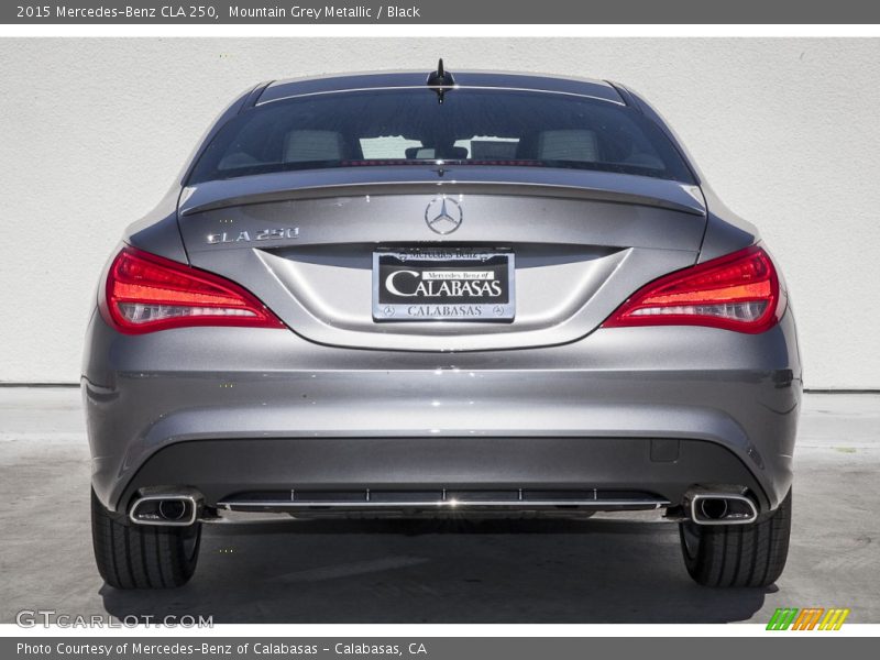 Mountain Grey Metallic / Black 2015 Mercedes-Benz CLA 250