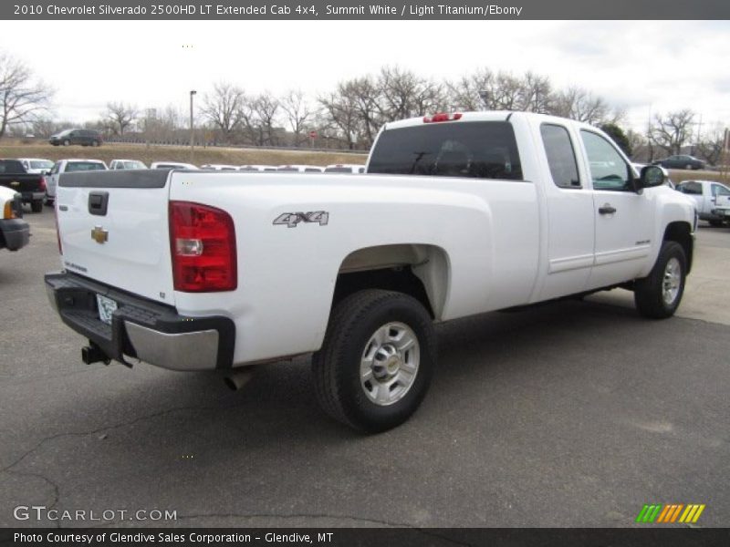 Summit White / Light Titanium/Ebony 2010 Chevrolet Silverado 2500HD LT Extended Cab 4x4