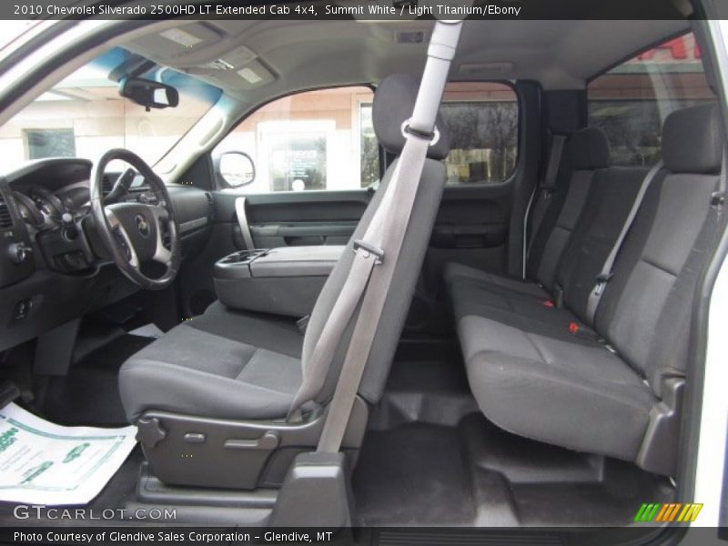 Summit White / Light Titanium/Ebony 2010 Chevrolet Silverado 2500HD LT Extended Cab 4x4