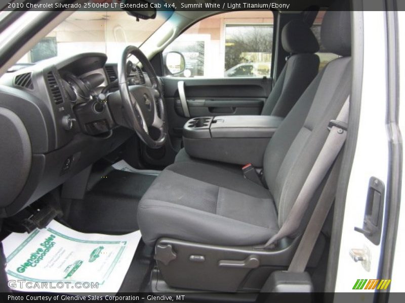 Summit White / Light Titanium/Ebony 2010 Chevrolet Silverado 2500HD LT Extended Cab 4x4