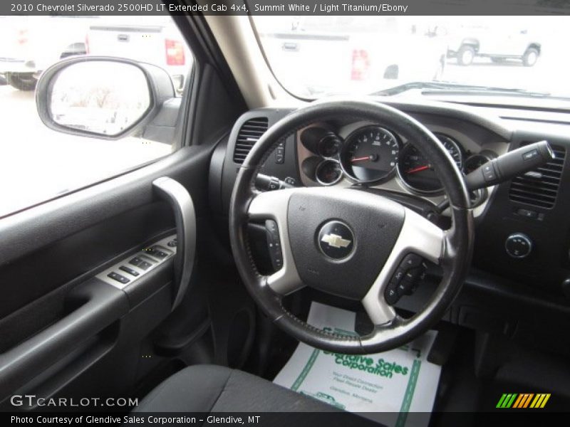 Summit White / Light Titanium/Ebony 2010 Chevrolet Silverado 2500HD LT Extended Cab 4x4