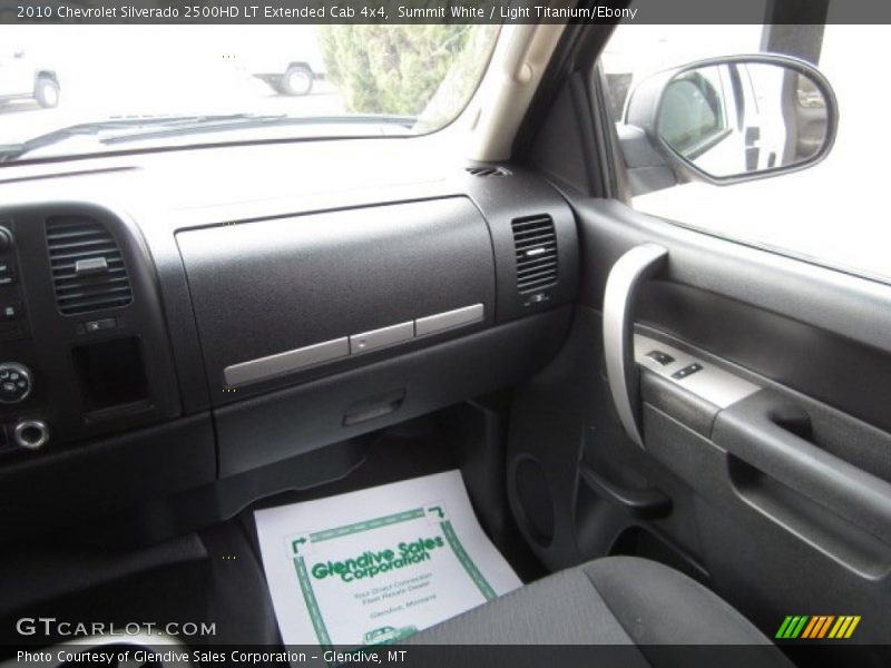 Summit White / Light Titanium/Ebony 2010 Chevrolet Silverado 2500HD LT Extended Cab 4x4